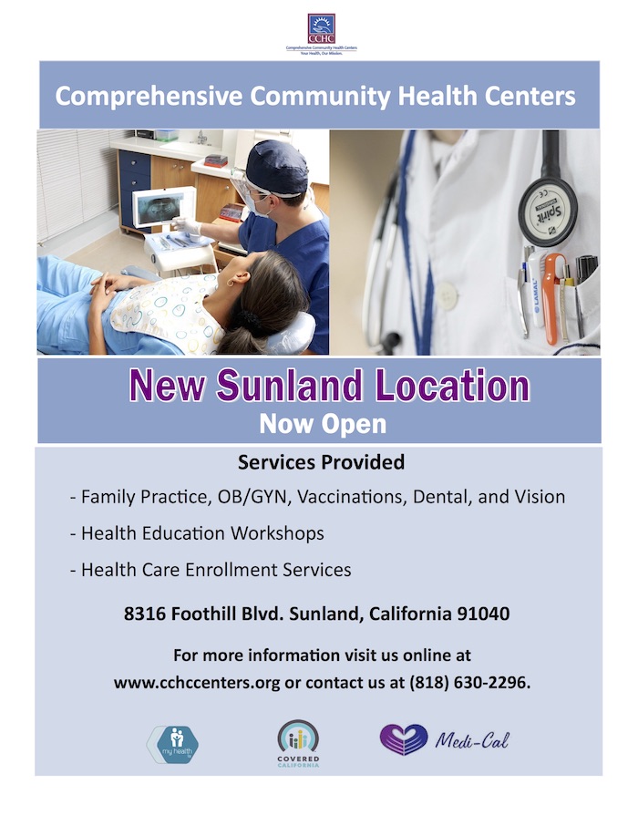 Comprehensive Community Health Centers, Inc. Open New Clinic In Sunland, California