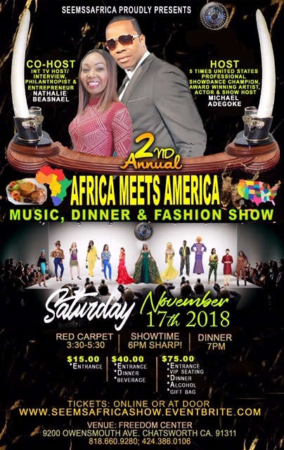 Africa Meets America, A Seemssafrica Fashion Show