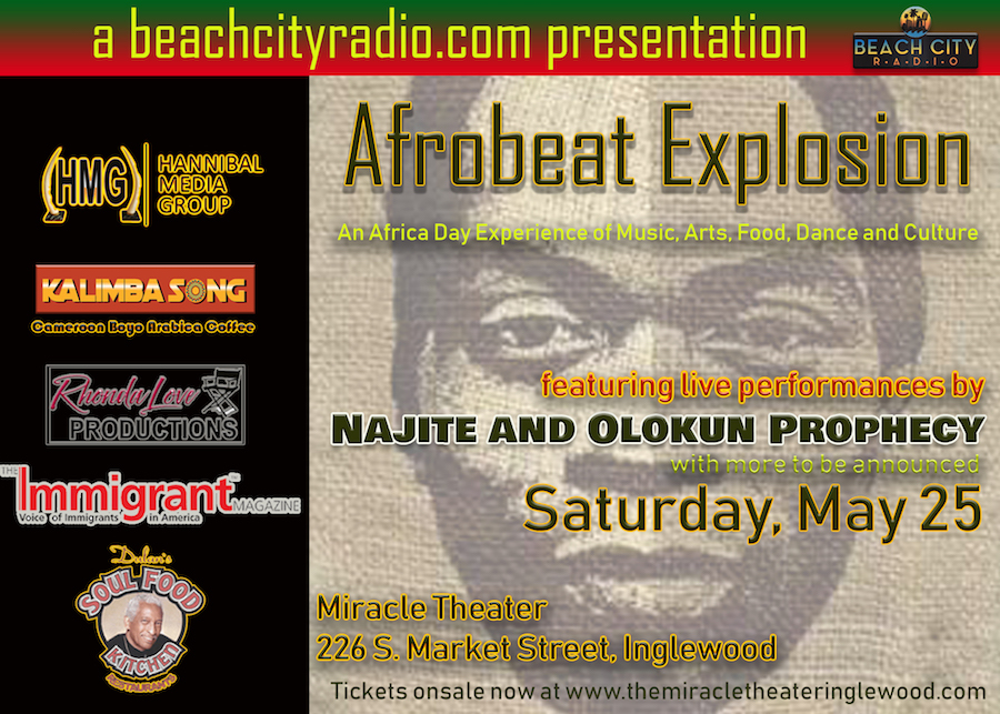 “AfroBeat Explosion” Featuring Najite and Olokun Prophecy