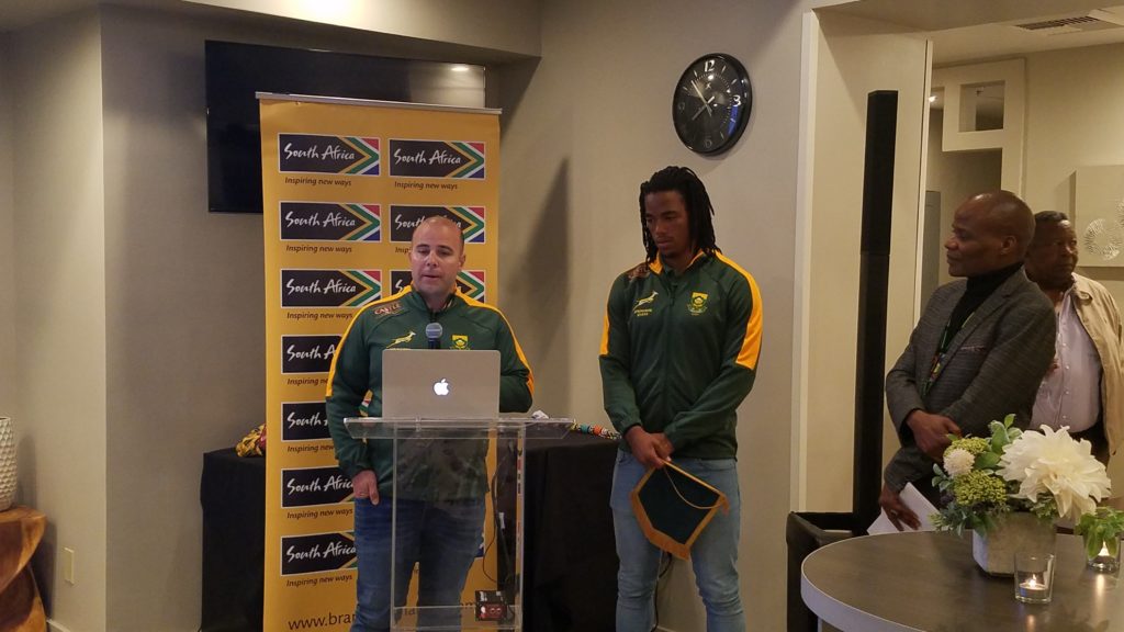 South African Consulate-General LA Receives World Rugby Champions, The Springboks