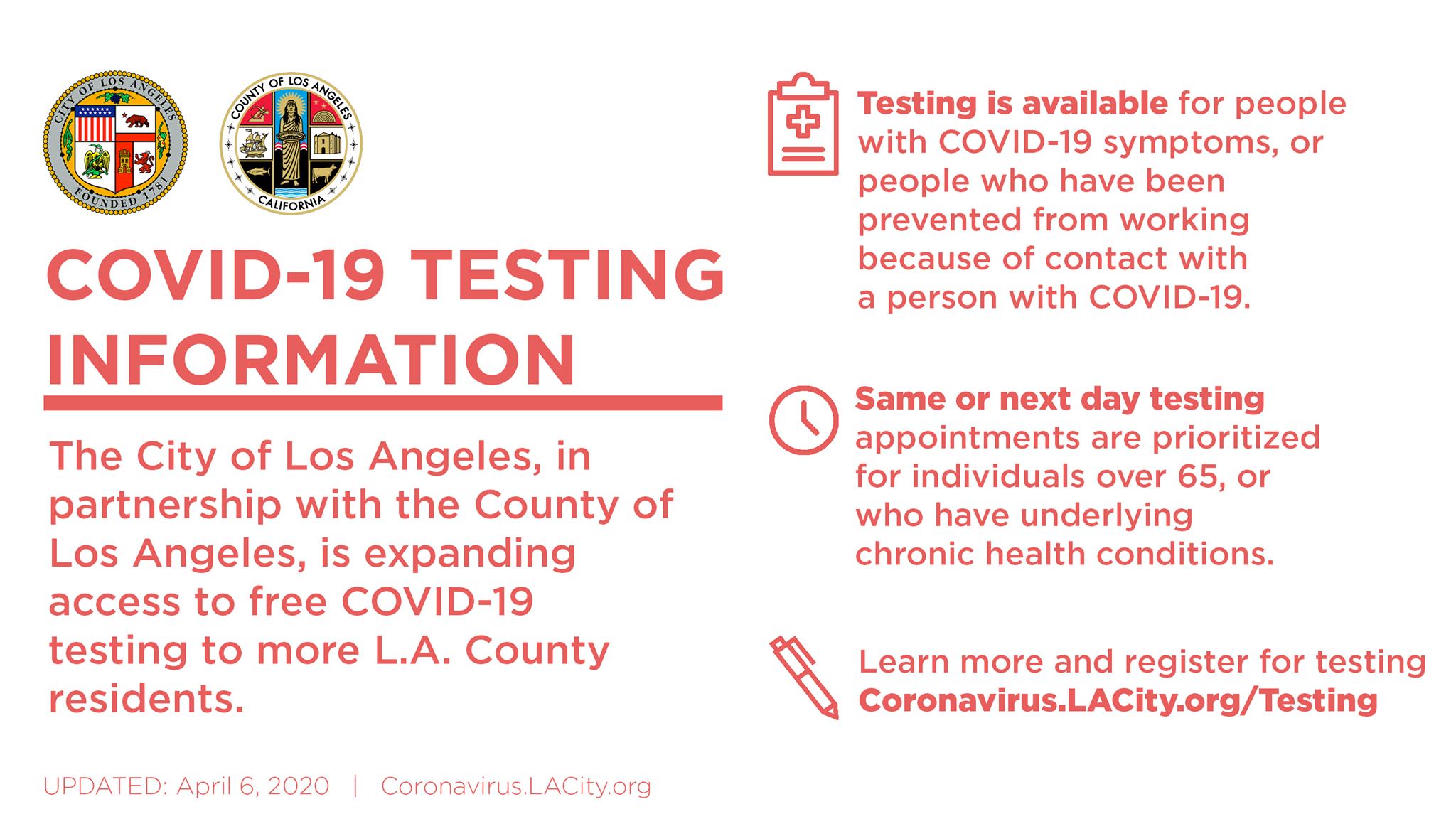 COVID-19 TestingInformation, Message From Councilmember Curren D Price Jr Of The New 9th District