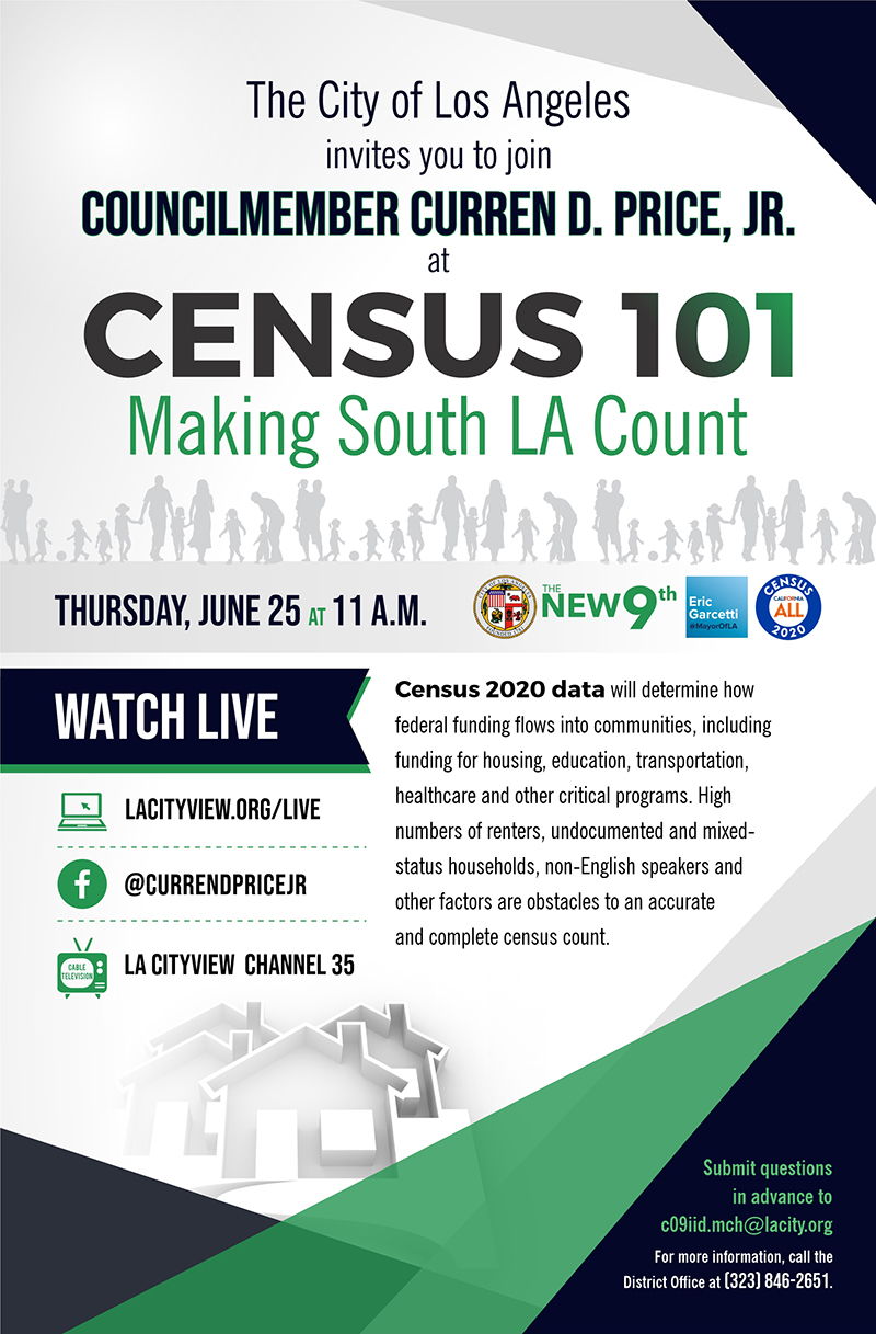 New 9th Census 101: Save the Date