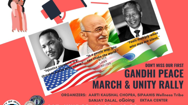 Gandhi Peace March And Unity Rally