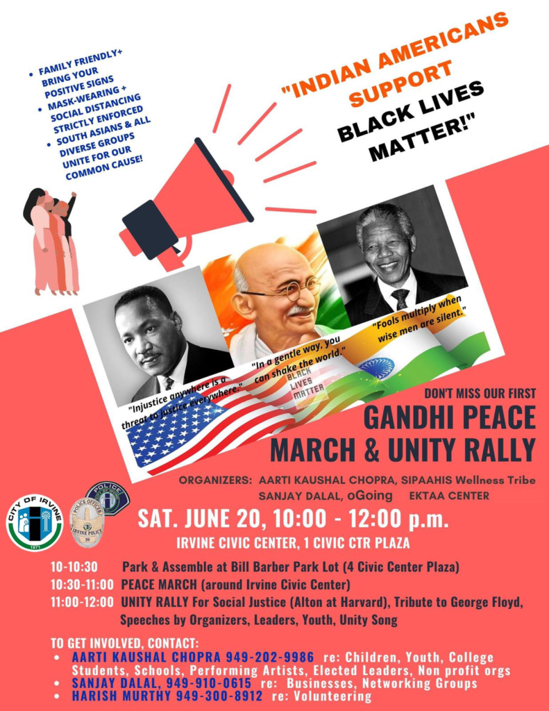 Gandhi Peace March And Unity Rally