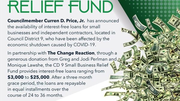 Curren D. Price Jr. Announces CD 9 Small Business Relief Fund