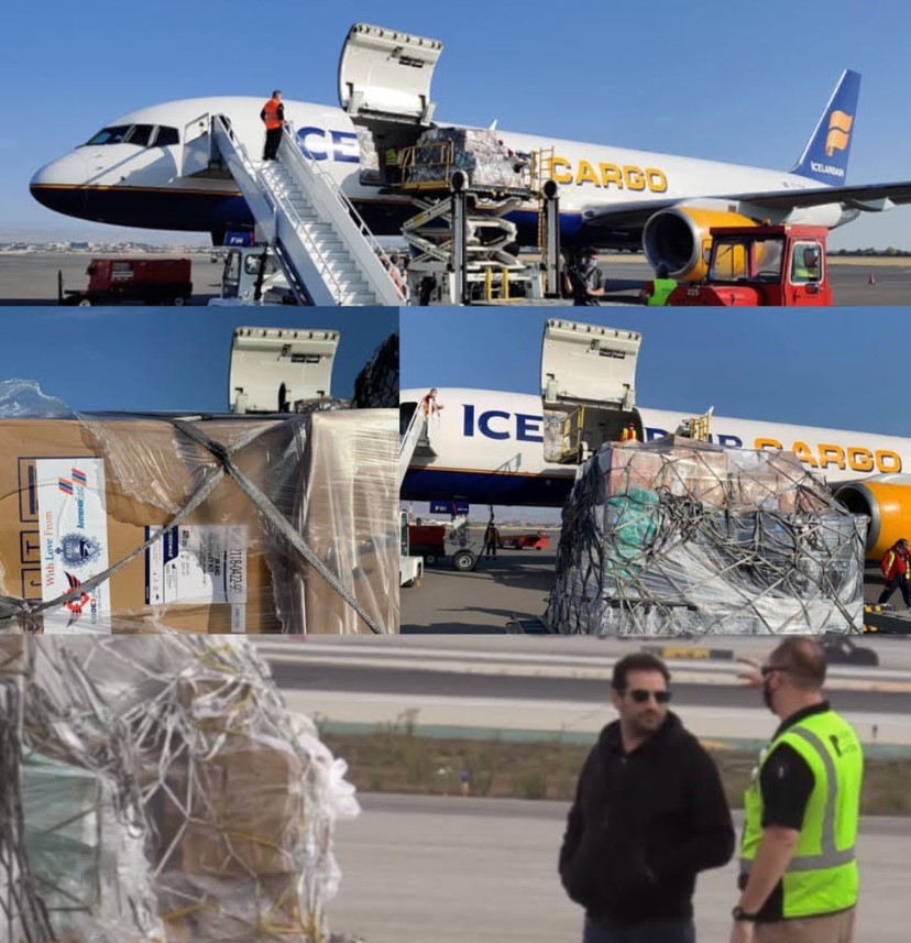 Glendale-based USATV Productions’ Sargsyan Brothers and Friends Send 20 Tons of Humanitarian Aid to Citizens and Victims of Armenia and Artsakh