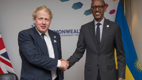 Boris Johnson Paul Kagame