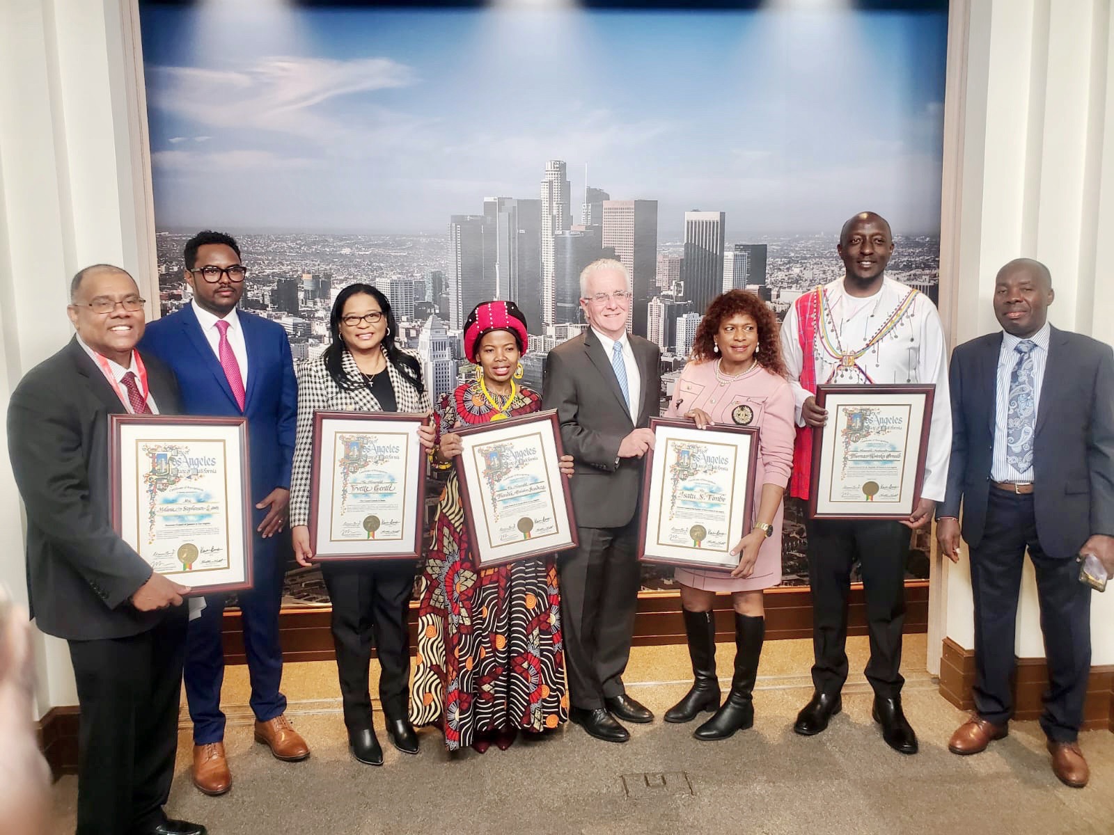 LA City Hall Hosts Inaugural Event Honoring African and Caribbean Diplomatic Corps During Black History Month
