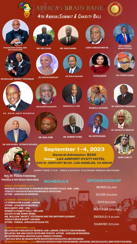 Unite Against Brain Drain: Join Africa's Brain Bank Summit 2023 - Get Your Tickets Now!