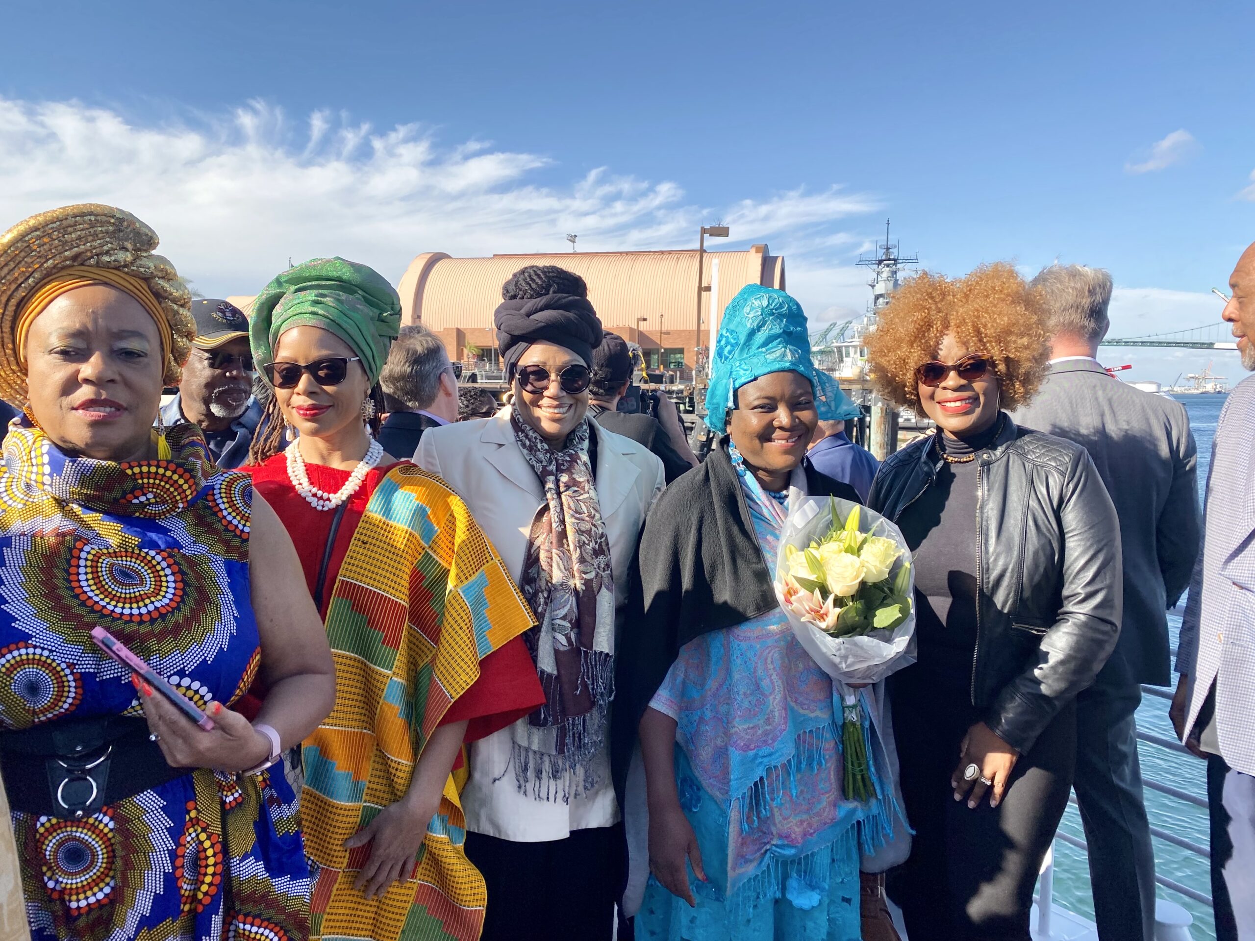Mayor Annie Kapandula Kalamatila of Lufwanyama, Zambia, Explores Port of Los Angeles