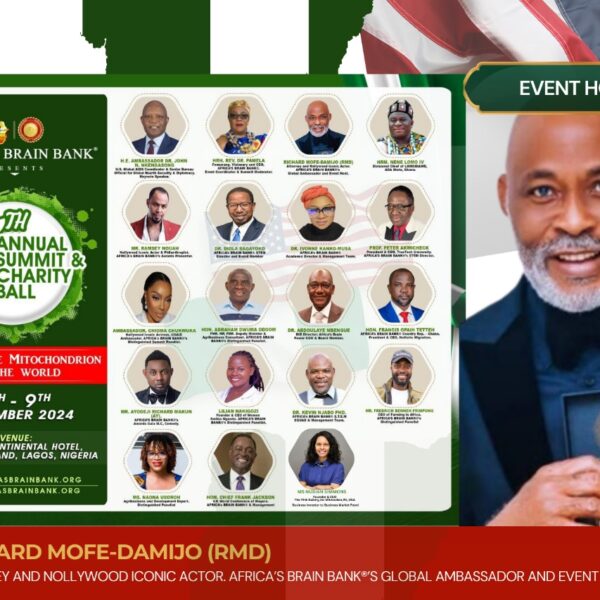 Africa’s Brain Bank® 5th Annual Summit & Charity Ball in Lagos: Ending Brain Drain & Showcasing African Excellence with Nollywood Icon Richard Mofe-Damijo (RMD)