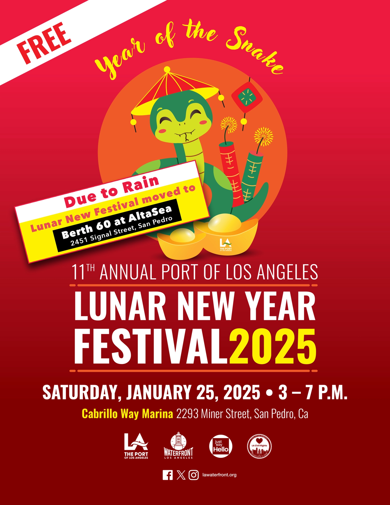 “Just Say Hello” Initiative to Debut at Port of Los Angeles Lunar New Year Festival