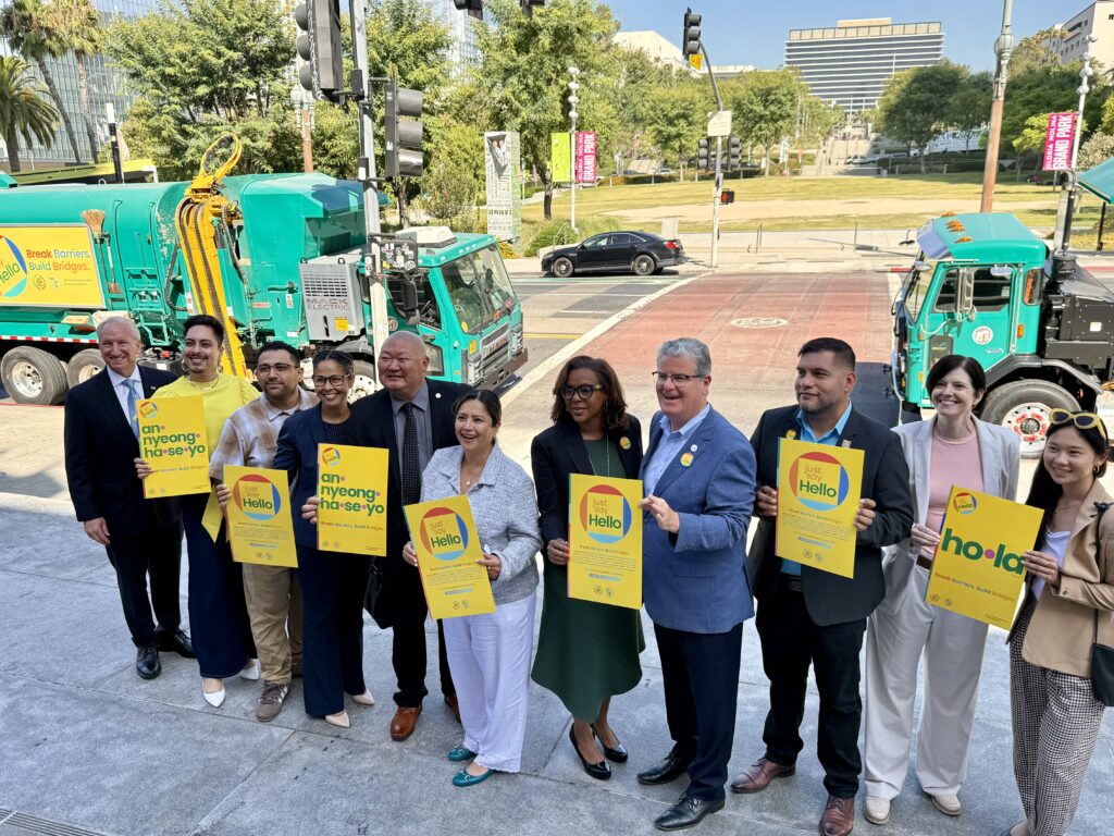 LA Civil Rights Celebrates “Just Say Hello” Campaign Citywide Rollout on International Friendship Day 2025 New Phase of “LA For All” Initiative Aims to Stop Hate, Build Belonging Across Los Angeles