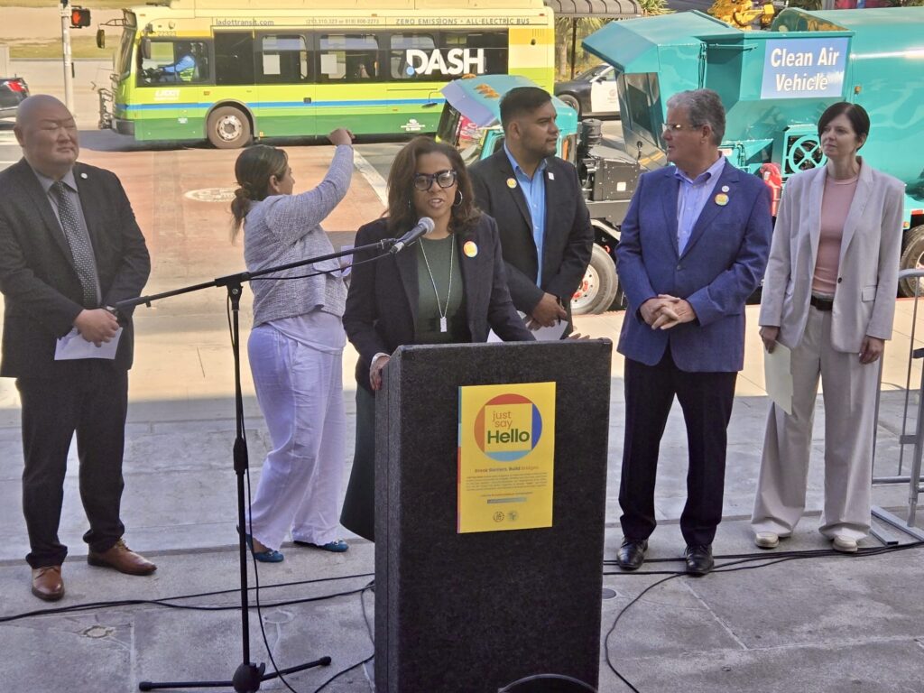 LA Civil Rights Celebrates “Just Say Hello” Campaign Citywide Rollout on International Friendship Day 2025 New Phase of “LA For All” Initiative Aims to Stop Hate, Build Belonging Across Los Angeles