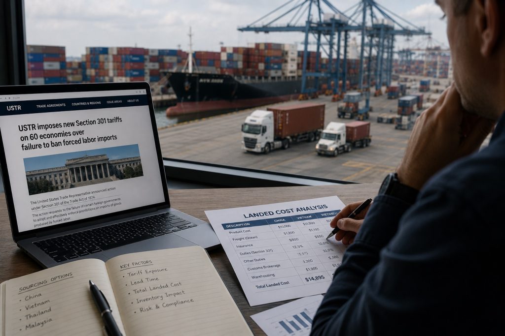 What Do the New USTR Section 301 Forced-Labor Tariffs Mean for U.S. Importers Sourcing From China and Southeast Asia?